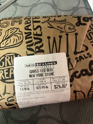 Grass Fed New York Steak