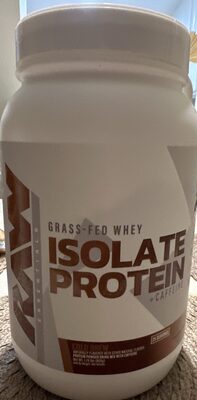 Grass Fed Whey Isolate Protein Coffee