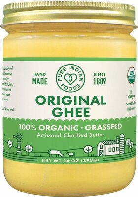 Grassfed organic original ghee by