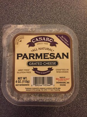 Grated parmesan cheese