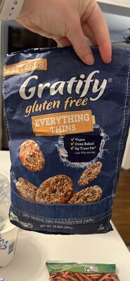 Gratify gluten free EVERYTHING THINS Pretzels