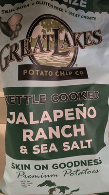 Great Lakes Kettle Cooked Jalapeno Ranch & Sea Salt