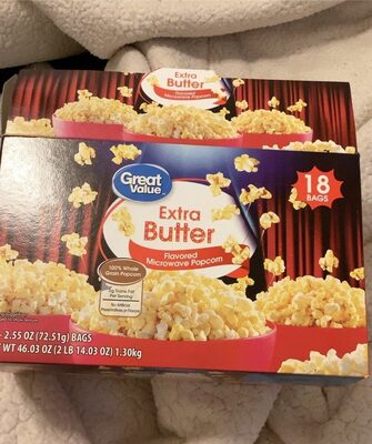 Great Value Extra Butter Popcorn
