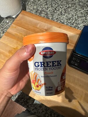 Greek Frozen Yogurt - Peach