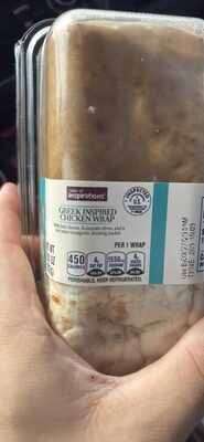 GREEK INSPIRED CHICKEN WRAP