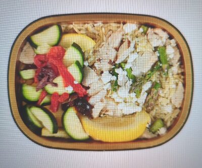 Greek Inspired Orzo Pasta With Chicken