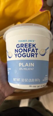 Greek Nonfat Yogurt Plain