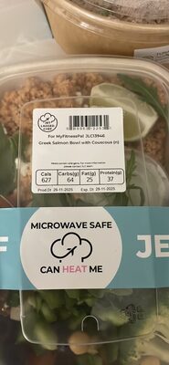 Greek Salmon Bowl with Couscous