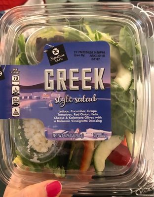 Greek style salad