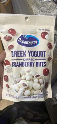 Greek Yogurt Dipped Cranberry Bites