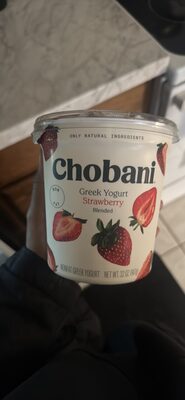 Greek Yogurt Strawberry Blended
