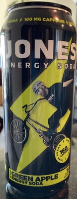 Green Apple Energy Soda