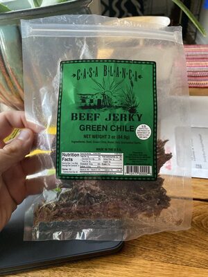 Green Chile Beef Jerky