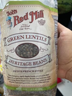 Green Lentils Heritage Beans