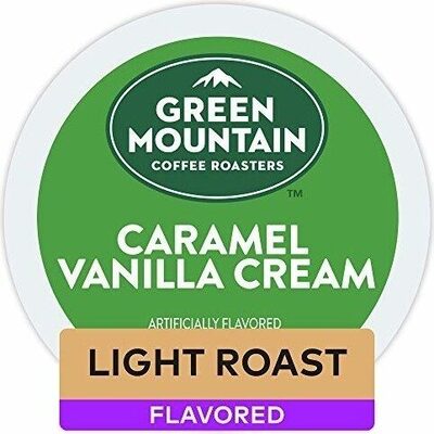 Green mountain caramel vanilla cream coffee k-cup pods