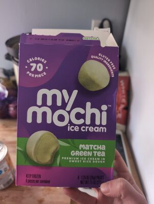 Green tea mochi premium ice cream, green tea