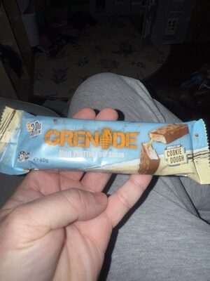 Grenade High Protein Low Sugar Chocolate Chip Cookie Dough Bar