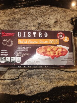 Grilled cheese tomato Soup