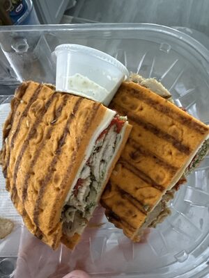 Grilled Chicken Pesto Panini