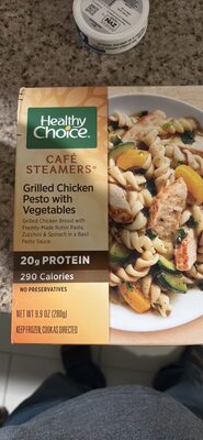 Grilled Chicken Pesto with Vegetables