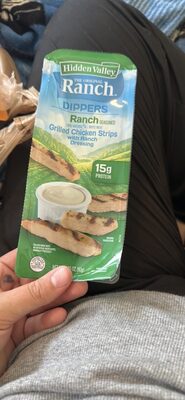 Grilled Chicken Strips with Ranch Dressing