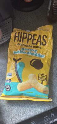groovy white cheddar chickpea puffs