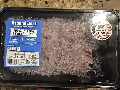 Ground Beef 85% Lean / 15% Fat