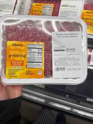 Ground Beef 90% Lean 10% Fat