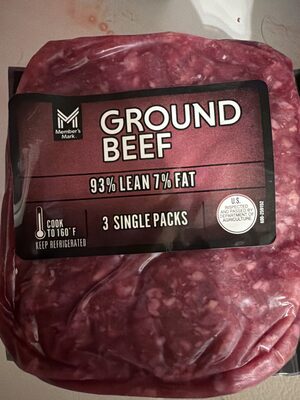 Ground Beef 93% Lean 7% Fat