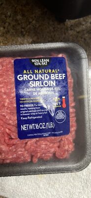 GROUND BEEF SIRLOIN