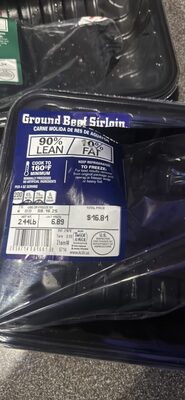 Ground Beef Sirloin