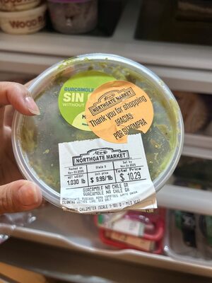 Guacamole No Chile Green