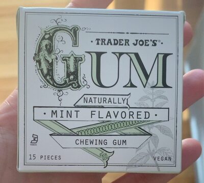 Gum naturally mint flavored