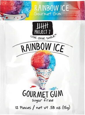 Gum rainbow ice