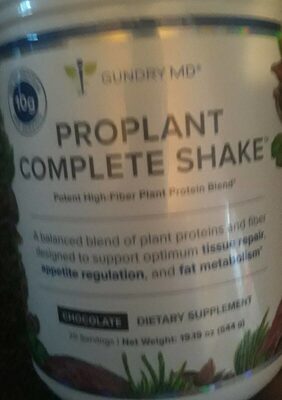 GUNDRY MD PROPLANT COMPLETE SHAKE