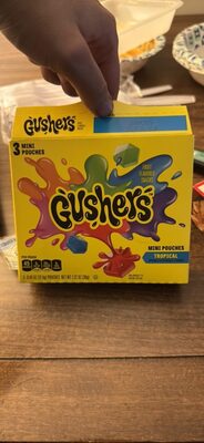 Gushers Mini Pouches Tropical
