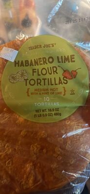 Habanero Lime Flour Tortillas