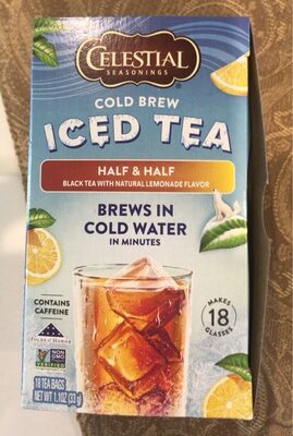 Half & Half Cold Brew Black Tea With Natural Lemonade Flavor