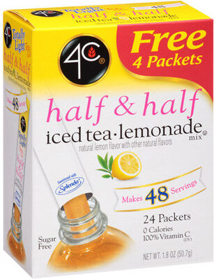 Half & half iced tea lemonade mix