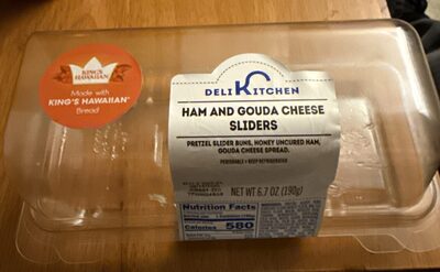 Ham And Gouda Cheese Sliders