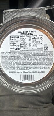 HAM & BEER CHEESE PRETZEL ROLL