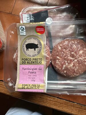 Hambúrguer Da Paleta Porco Preto Do Alentejo