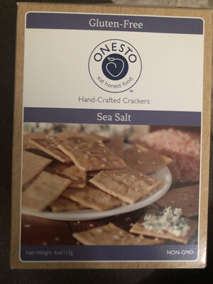Hand crafted crackers, Sea Salt
