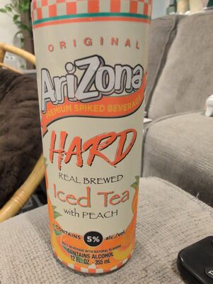 Hard Iced Tea With Peach