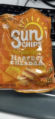 HARVEST CHEDDAR FLAVORED WHOLE GRAIN SNACKS