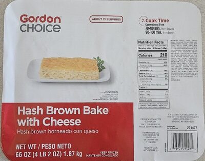 Hash Brown Bake With Cheese