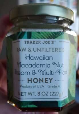 Hawaiian Macademia Nut Blossom and Multi-Floral Honey