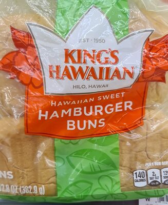 Hawaiian Sweet Hamburger Buns