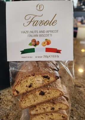 Hazelnut And Apricot Italian Biscotti