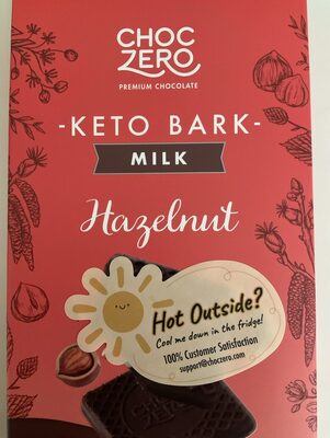 Hazelnut Milk Chocolate Bark